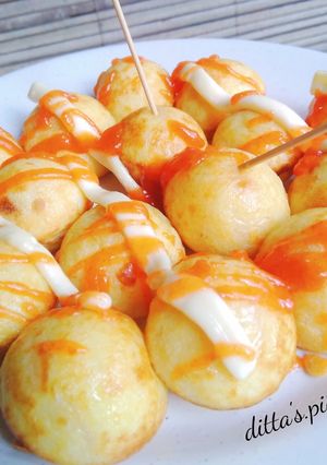 Foto resep Takoyaki ala...  😄