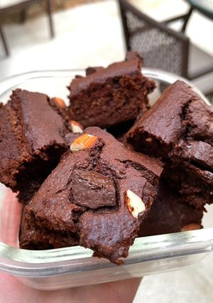 Una foto de Cuadraditos húmedos de chocolate