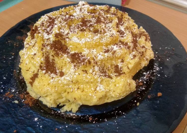 Bizcocho "migoso" de aceite y limón sin horno (sin lactosa)