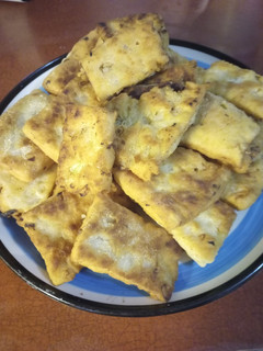 A picture of Navajo Fried Onion Bread.