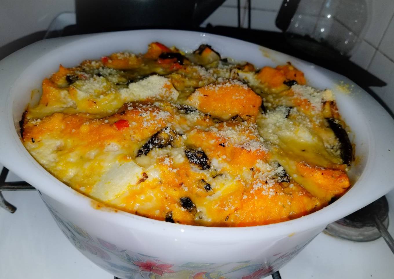 Budín de calabaza, ligth