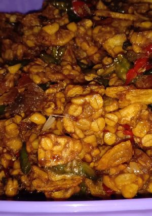 Foto resep Kering tempe campur kentang