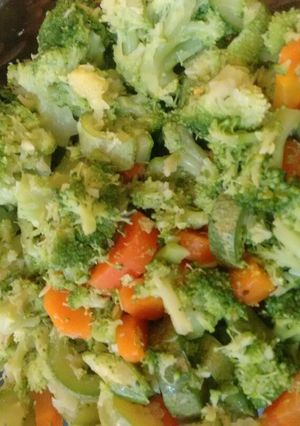 Una foto de Verduras a la mantequilla