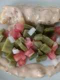 Pechugas Rellenas con Salsa de chipotle