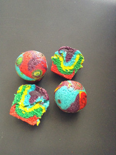 Una foto de Cupcakes arcoiris