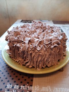 Csokoládé habos torta recept fotója