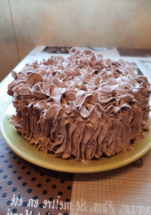 Csokoládé habos torta recept fotója