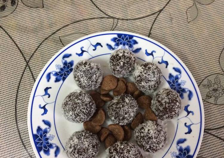 Step-by-Step Guide to Prepare Homemade # chocos coconut balls