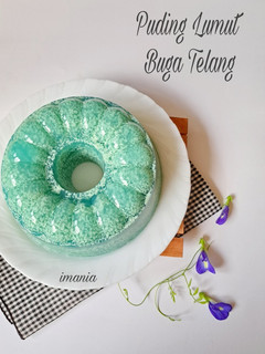 Foto resep Puding Lumut Bunga Telang
