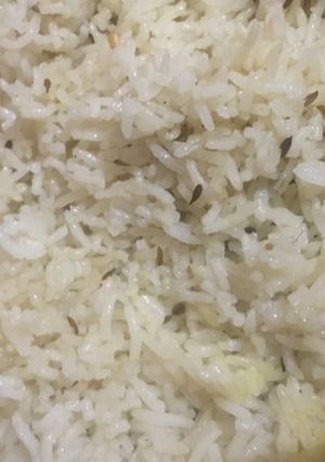 A picture of Plain rice.