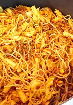 عکسی از دستور ماکارونی مخلوط