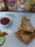 Wrap..roti shimla mirch aloo ka salan 😋👍(Ramadan ki tiyari)