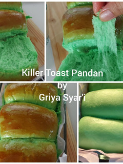 Foto resep Killer Toast Pandan (Metode Autolisis)