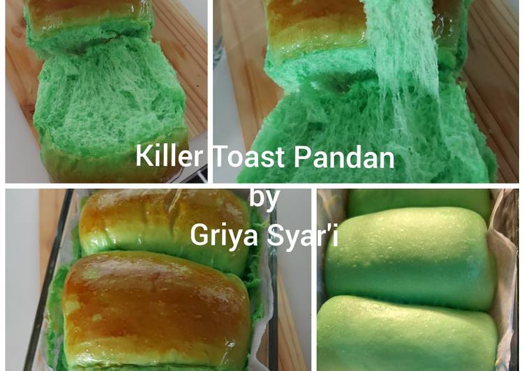 Cara termudah untuk Musim Panas AppetizingKiller Toast Pandan (Metode Autolisis)