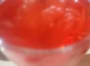 A picture of red sharbat