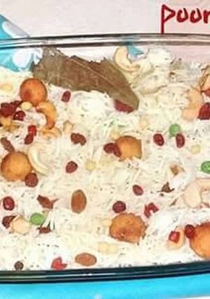 A picture of Moti pulav.