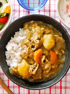 A picture of Easy Curry Rice with a Secret Ingredient.