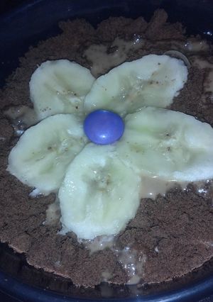 Una foto de 😋Postre de banana 🍌🍌