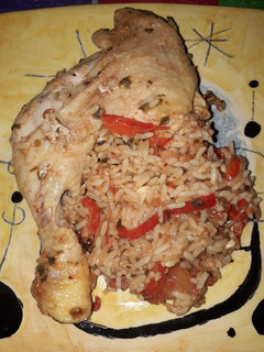 Una foto de Arroz con Pollo