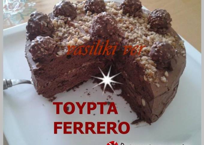 κύρια φωτογραφία συνταγής Cake Ferrero Rocher