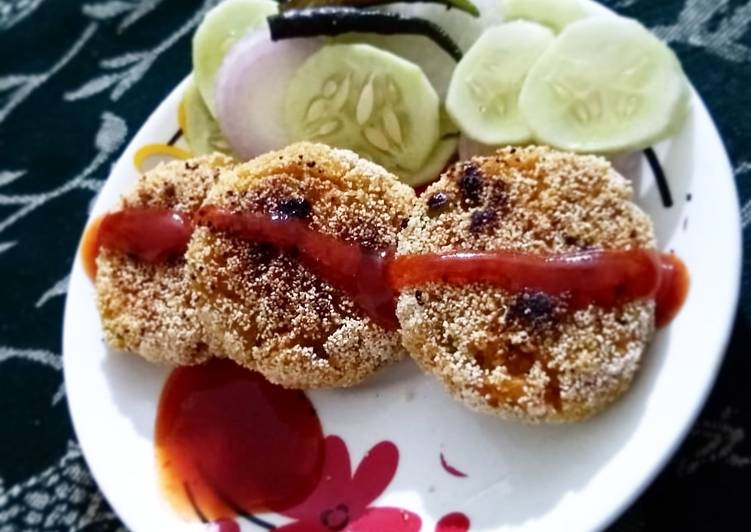 Aloo poha tikki