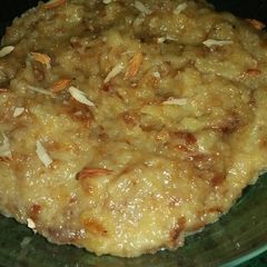 A picture of Bread halwa🍞.