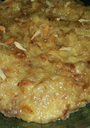 A picture of Bread halwa🍞.