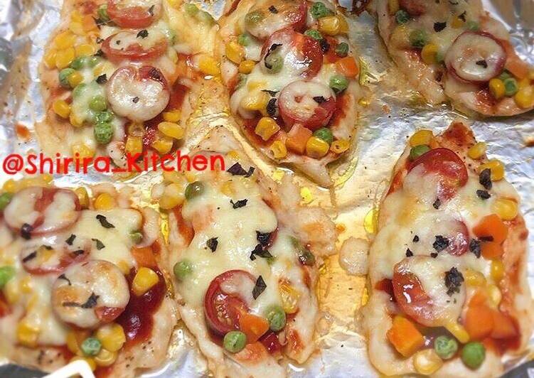 Resep (Simple) Chiken tender pizza Anti Gagal