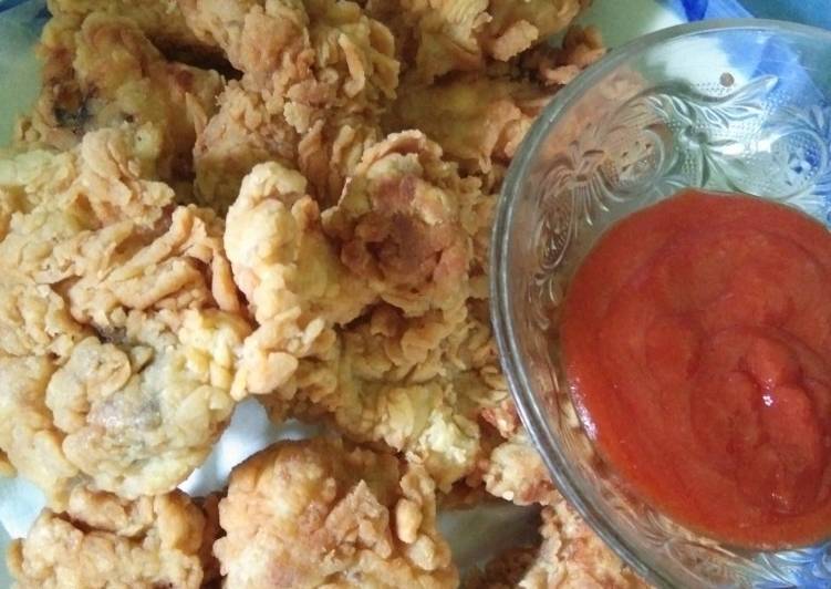 Langkah Mudah untuk Membuat Ayam crispy. Anti Gagal