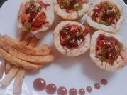 A picture of chicken garlic paste