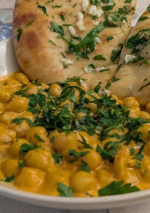 Foto principal de Curry de Garbanzos con Leche de Coco
