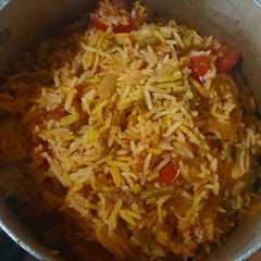 لوبیا پلو با گوشت چرخ شده(Bean pilaf with minced meat)-レシピのメイン写真