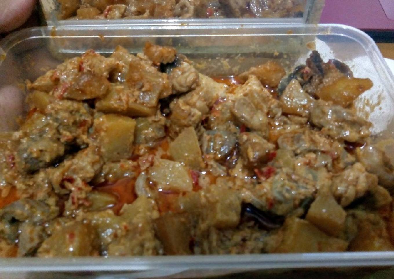 Sambal goreng kentang tempe ampela