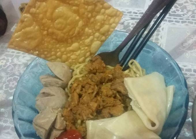 Resep Mie Ayam Bakso Pangsit Sederhana Dan Enak Oleh Raya Cake And