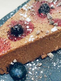 Foto de Mousse de Chocolate em Bolo