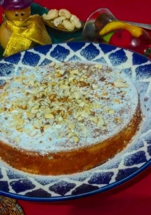 A picture of Chhena Cake/ Paneer Cake.