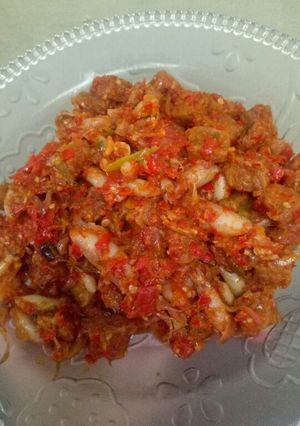 Foto resep Cumi Asin Balado