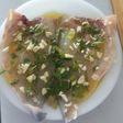 Dorada plancha con "chimichurris"