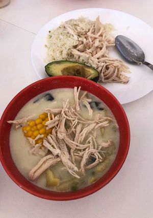 Una foto de Ajiaco bogotano