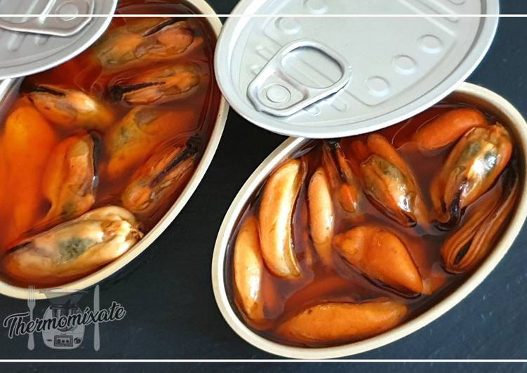Mejillones en escabeche con Thermomix