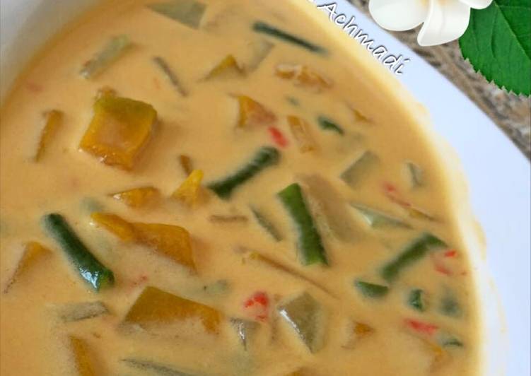 Langkah memasak Sayur Santan Nano2 yang enak