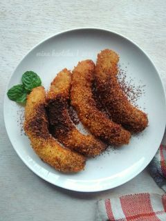 Foto resep Pisang Goreng Tepung Roti Simple