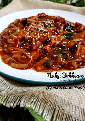 Foto resep Nakji Bokkeum (Gurita Pedas ala Korea)