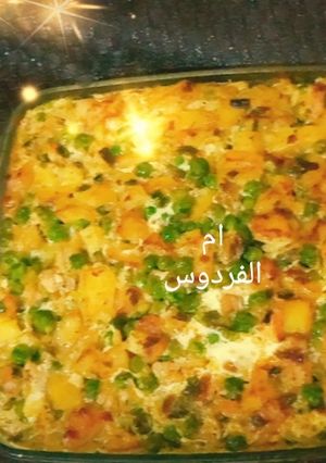 صورة لوصفة قرتان بالخضر