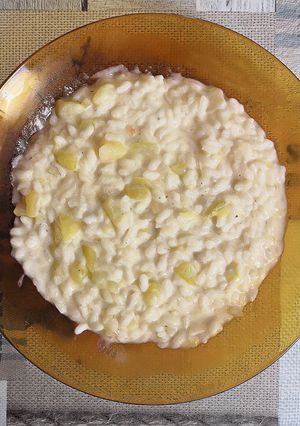 Foto di Risotto con zucchina lunga ai 4 formaggi