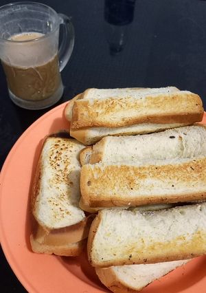 Foto resep Roti bakar isi pisang