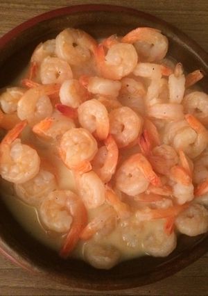 Una foto de Camarones al Pil Pil