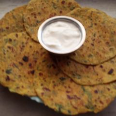 A picture of Methi Thepla.