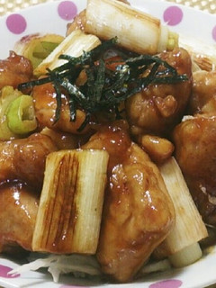 A picture of Thank You for Making This Popular! Yakitori Rice Bowl with Sauce.