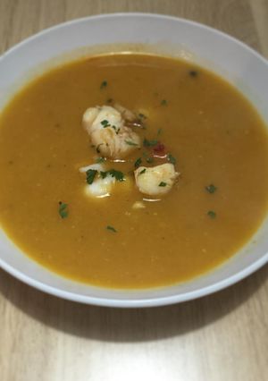 A picture of Lobster Bisque.